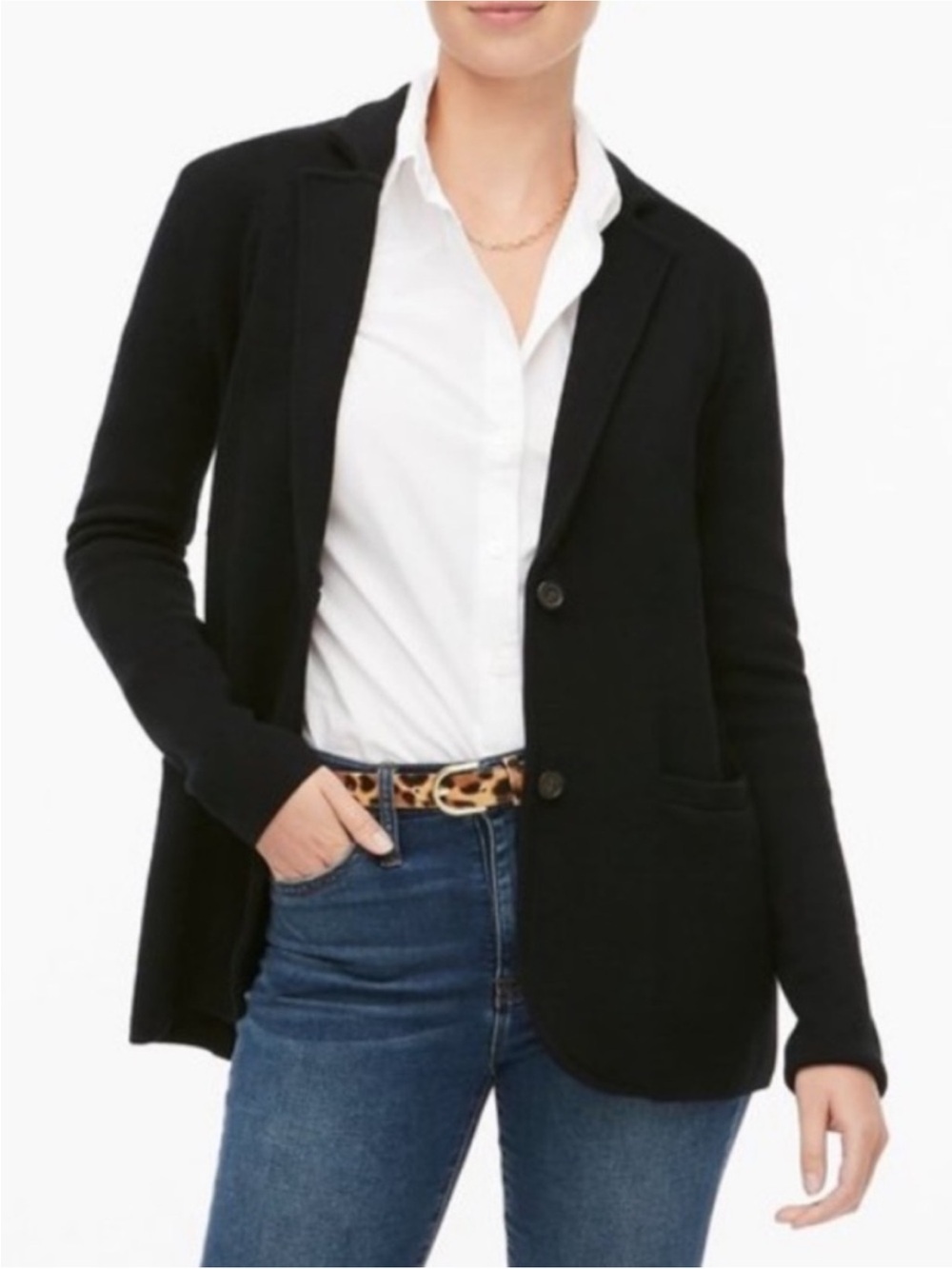 J Crew Sweater Blazer